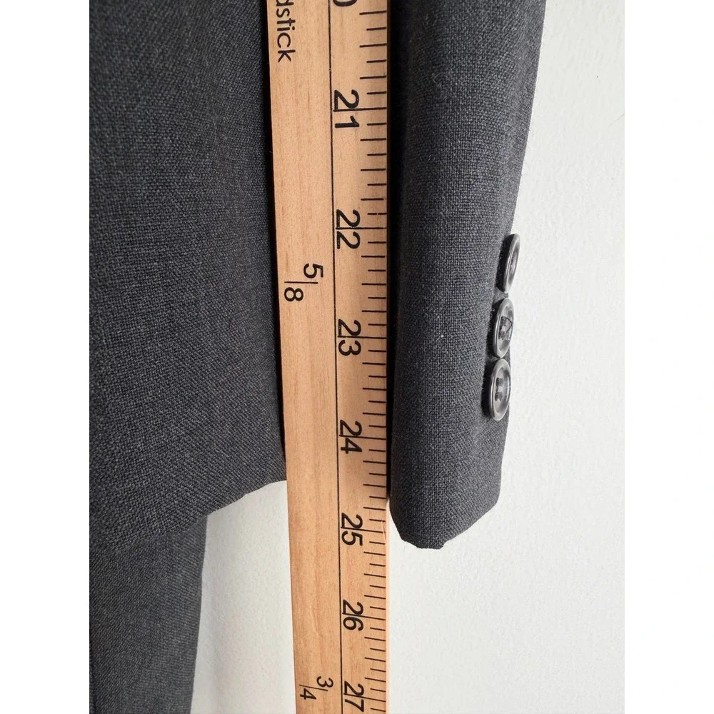 Brooks Brothers Makers Brooksease Blazer Men 42 Grey Wool Business Union USA